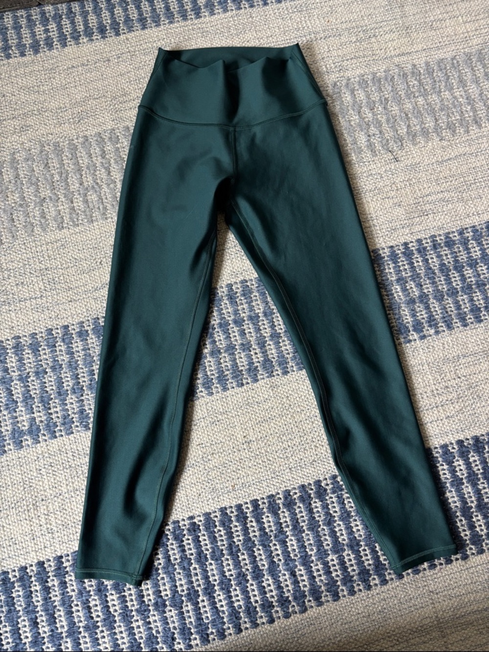 ALO Yoga High Waist Leggings in Deep Teal Green